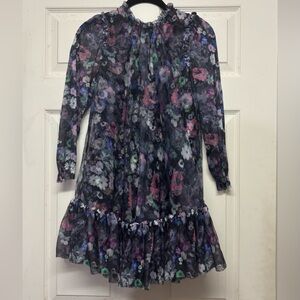 Next Floral Tulle Girls Dress 9